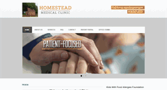 Desktop Screenshot of homesteadclinic.com